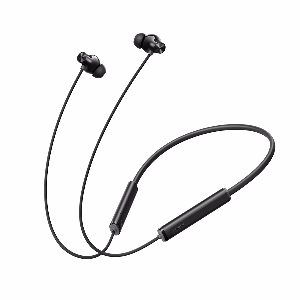 realme Buds Wireless 5 ANC Bluetooth Neckband, Midnight Black